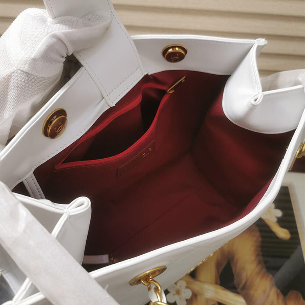 Ch*el small shopping bag