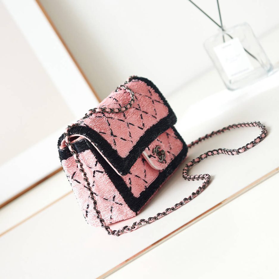 Ch*el small flap bag