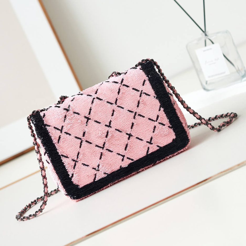 Ch*el small flap bag