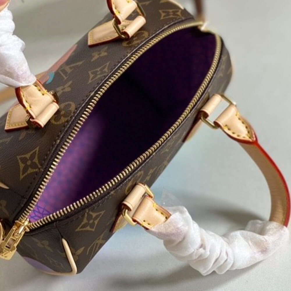 LV x YK speedy bandoulière20